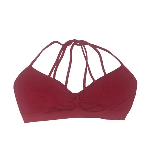 New! Free People Intimately Strappy Back Bra in Red - XS/S - Picture 2 of 9